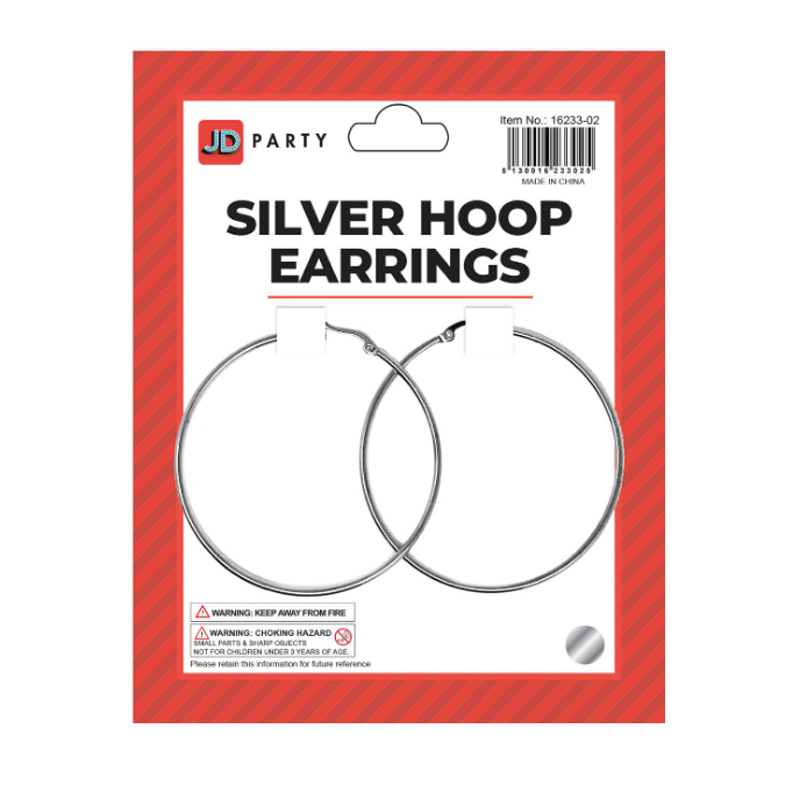 Hoop Earrings Silver