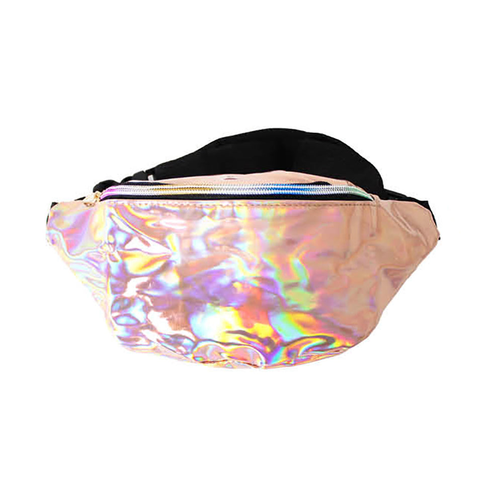 Iridescent Bum Bag - Rose Gold