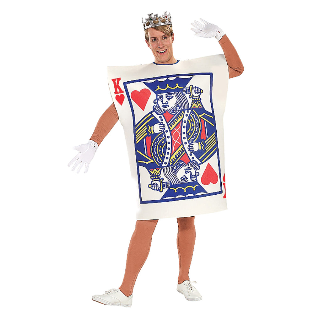 King of Hearts Card Playing Costume