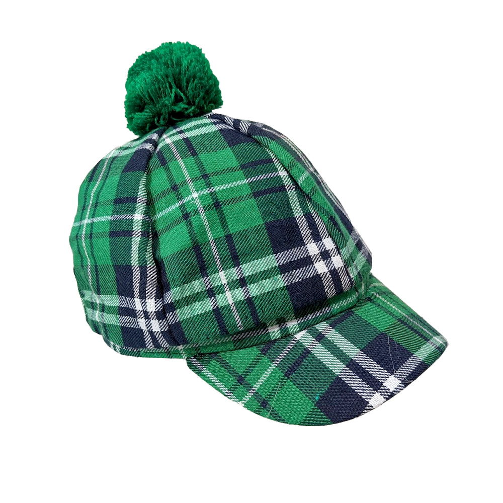 St Patrick's Day Tartan Cap