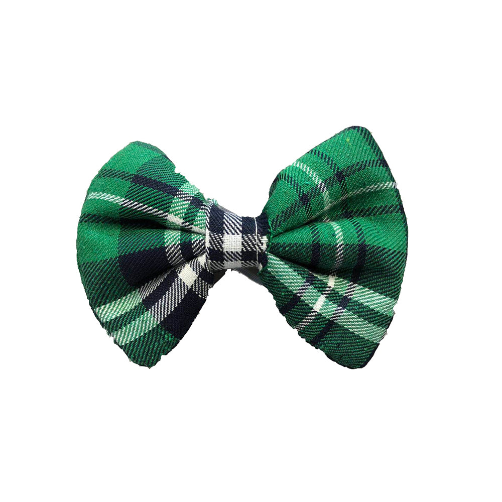 St Patricks Day Tartan Design Bowtie