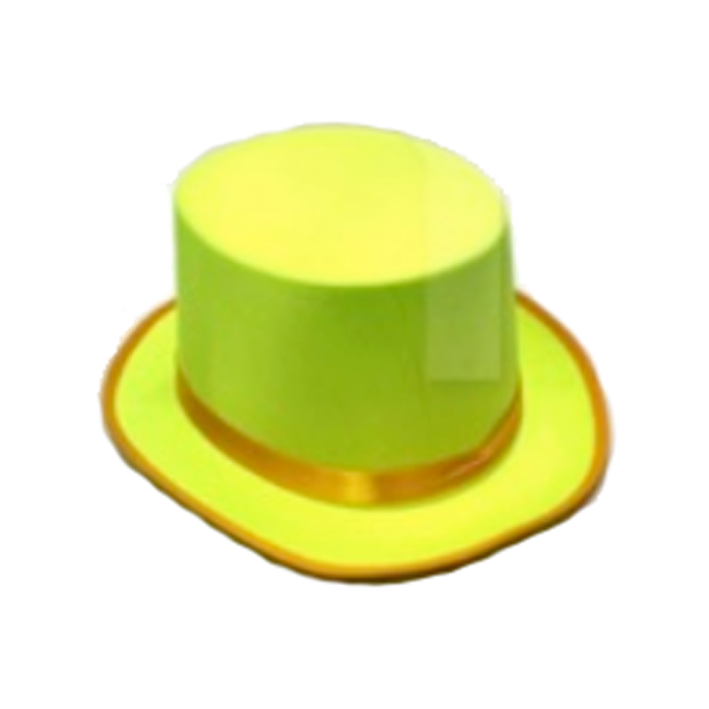 Satin Top Hat - Yellow