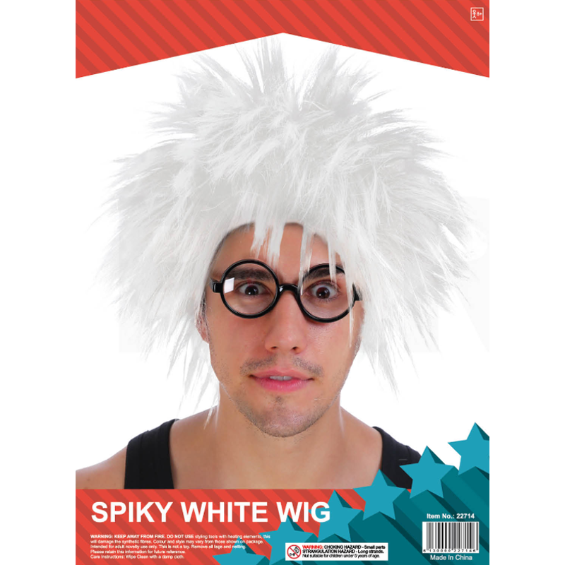 Mad Spiky Scientist Wig