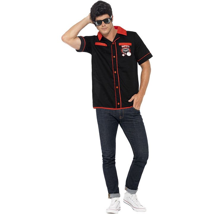 Strike It Lucky 1950s Bowling Shirt