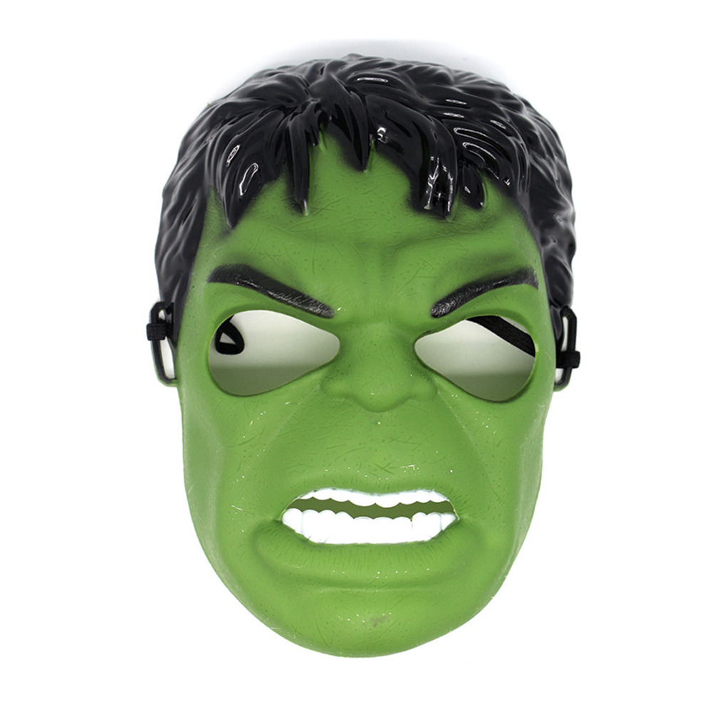 Superhero Plastic Mask Green Hulk