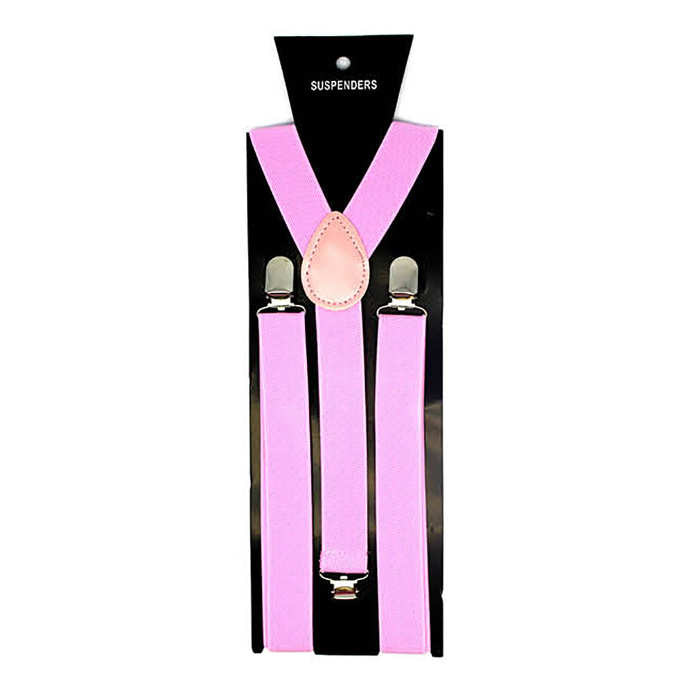 Suspenders - Light Pink