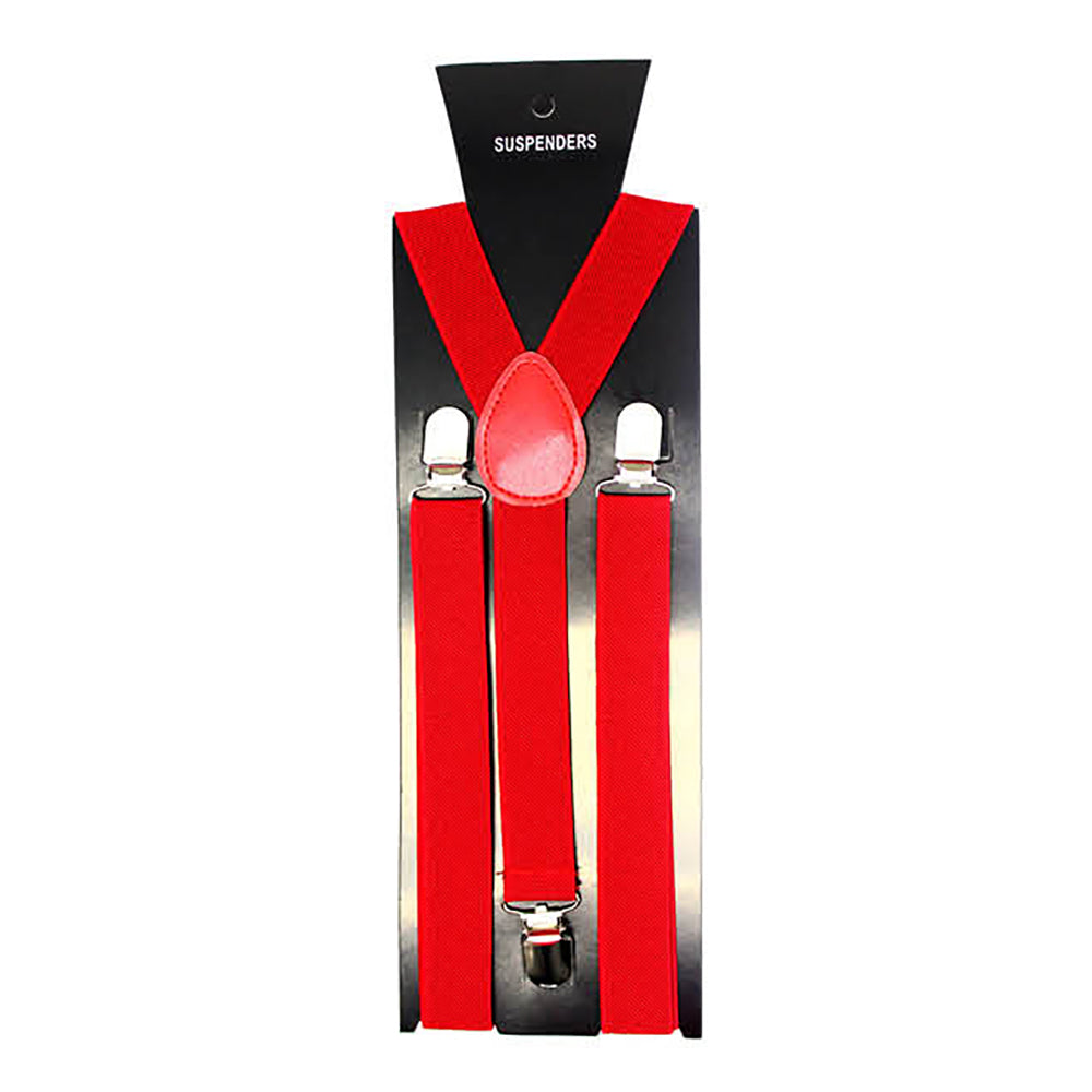 Suspenders - Red