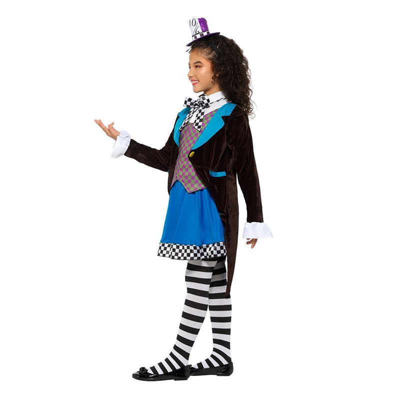 Little Miss Hatter Costume With Dress