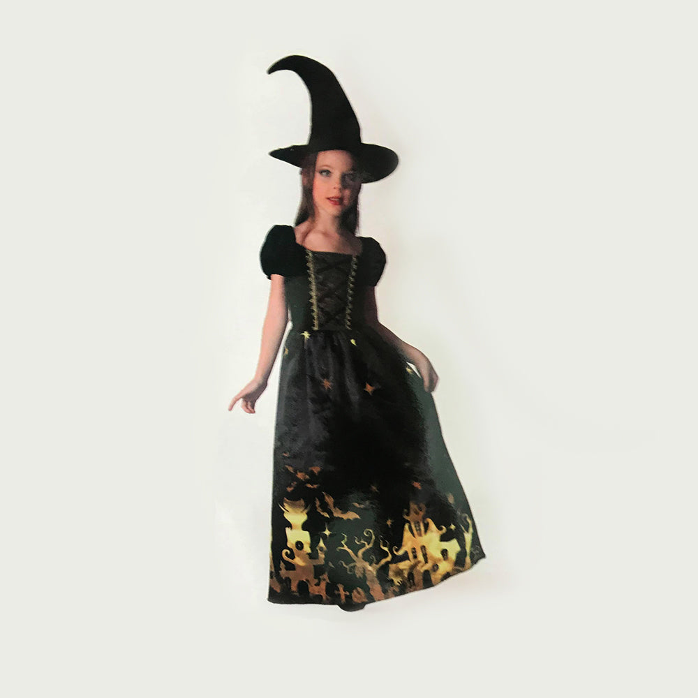 Spooky Golden Witch