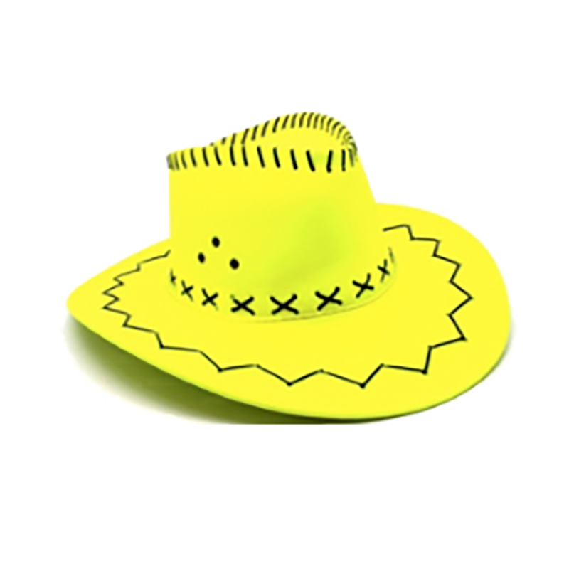 Fluro Yellow Cowboy Hat