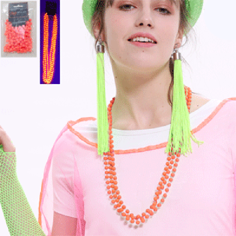 Neon Necklace Orange