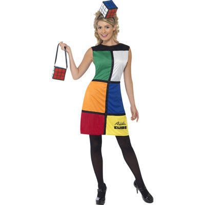 Rubik's Cube Costume with Headband