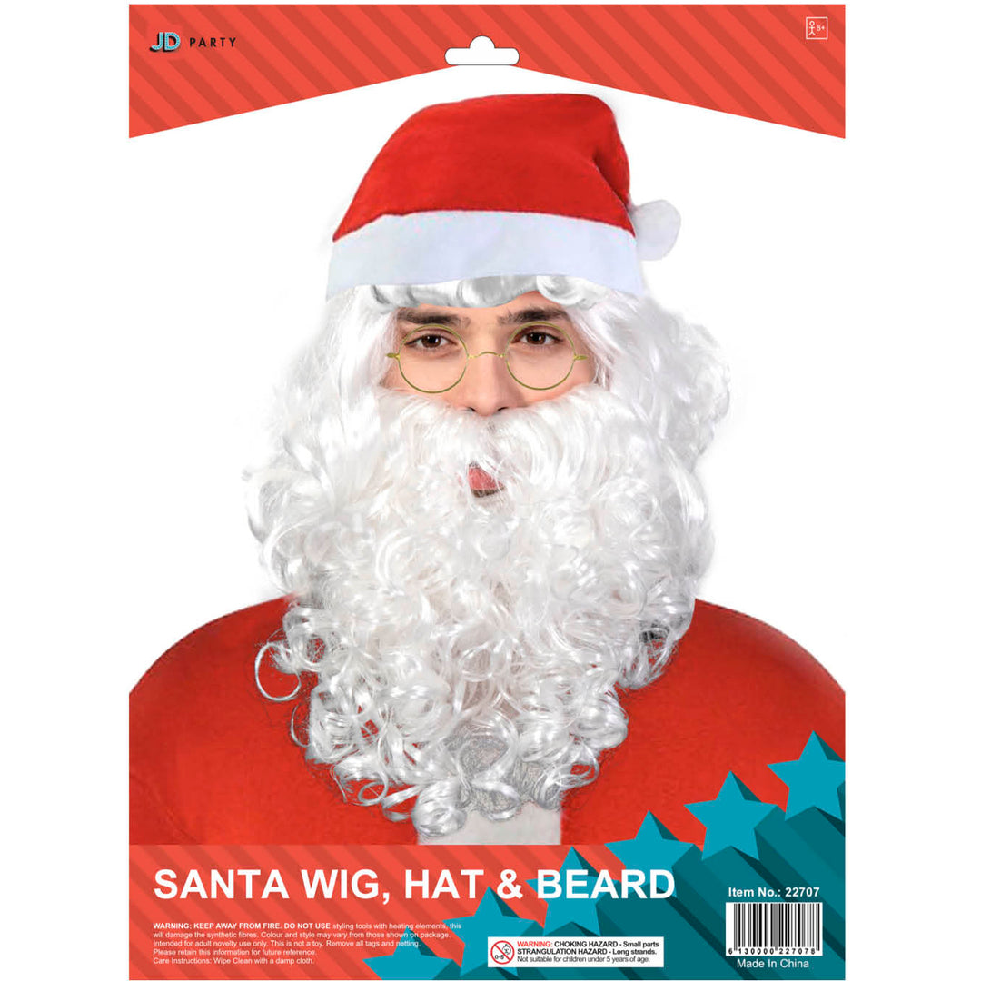 Santa Wig & Beard Set