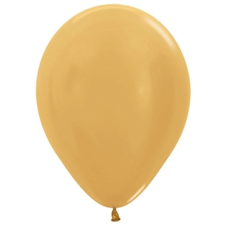 Metallic Gold Latex Balloon