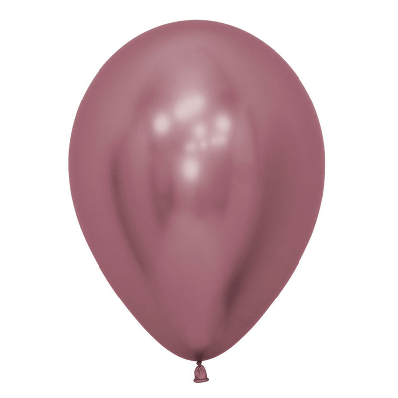 Metallic Reflex Pink Latex Balloon