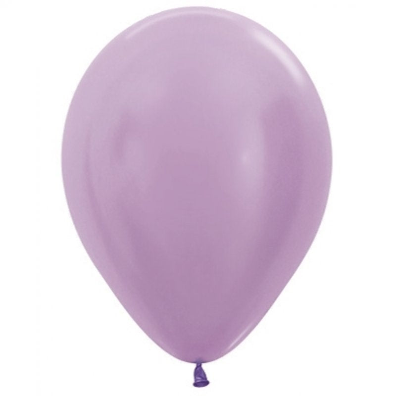 Satin Pearl Lilac Latex Balloon