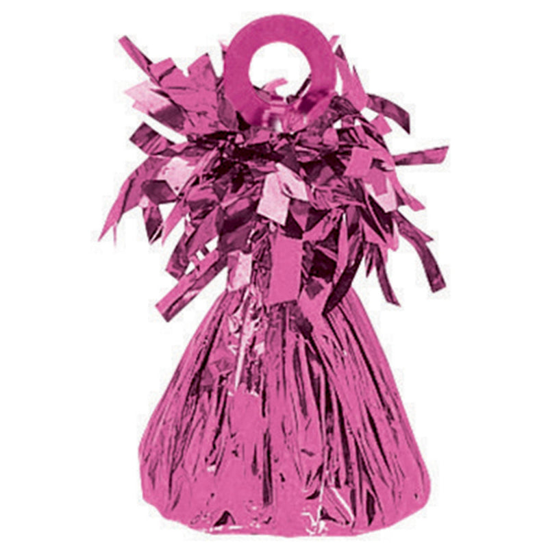 Small Foil Balloon Weight - Bright Pink