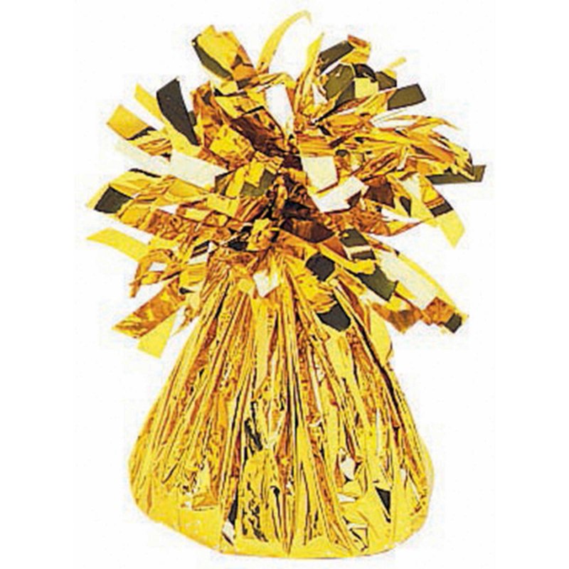 Small Foil Balloon Weight - Gold