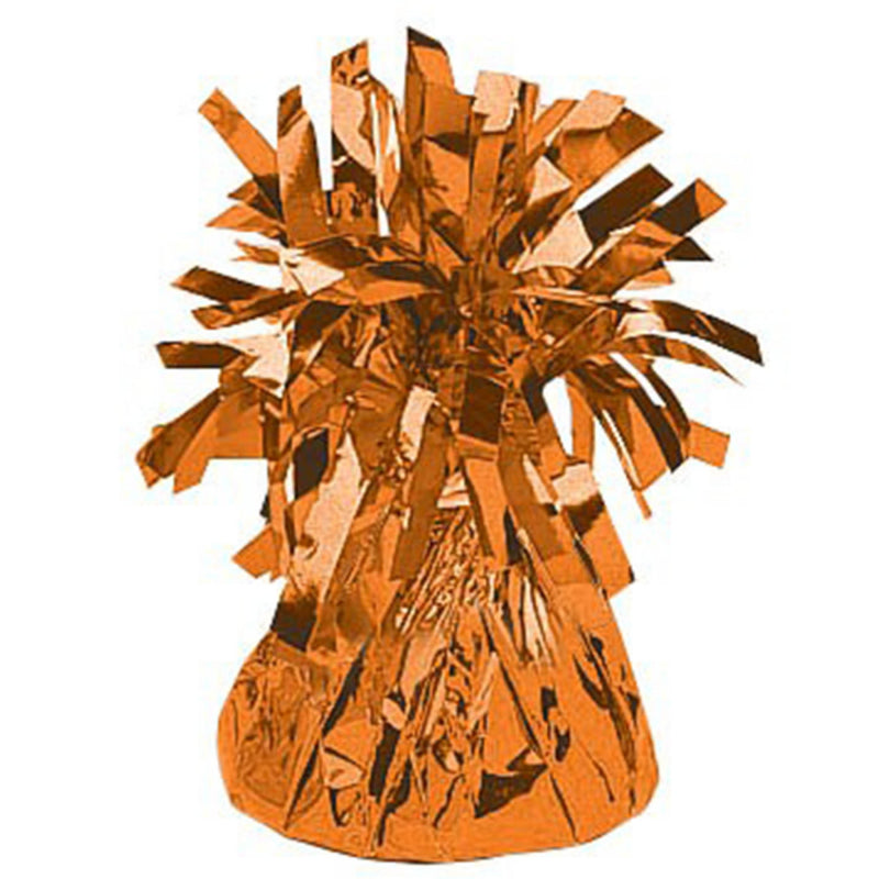 Small Foil Balloon Weight - Orange