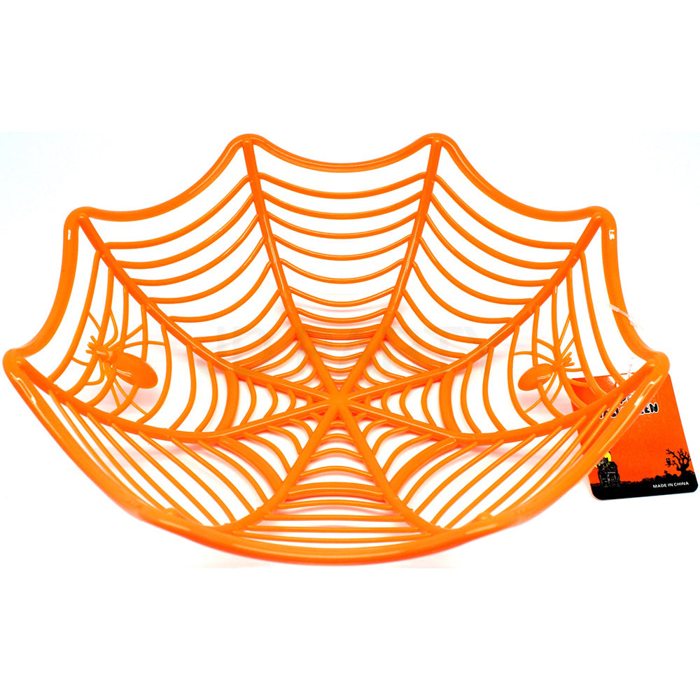 Spider Web Orange Basket