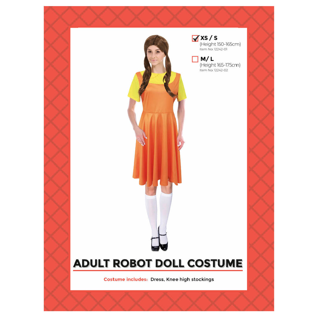 Game Robot Girl Costume