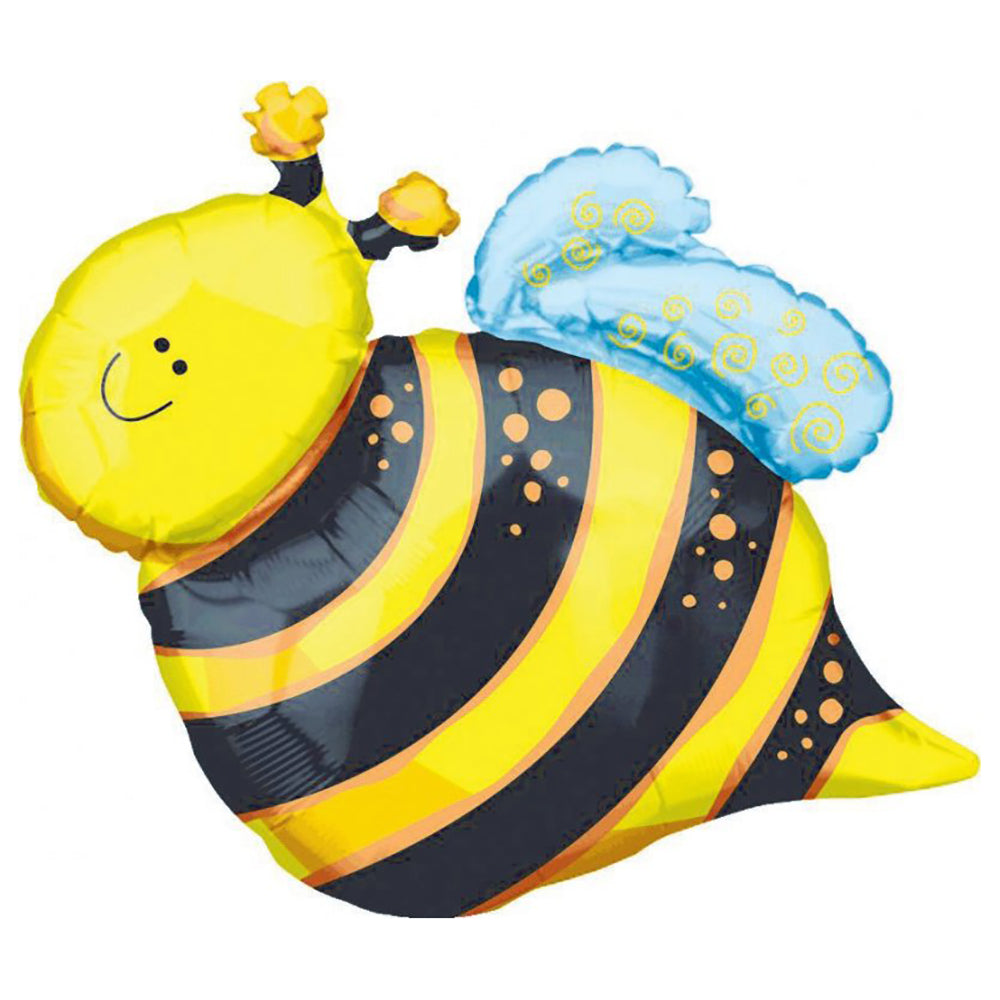 SuperShape XL Happy Bee Foil Balloon