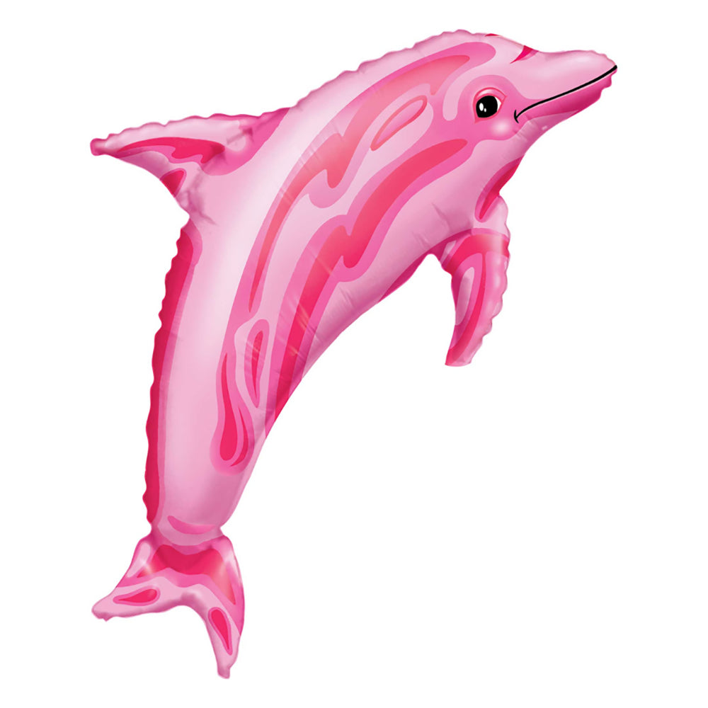 SuperShape XL Pink Dolphin Balloon