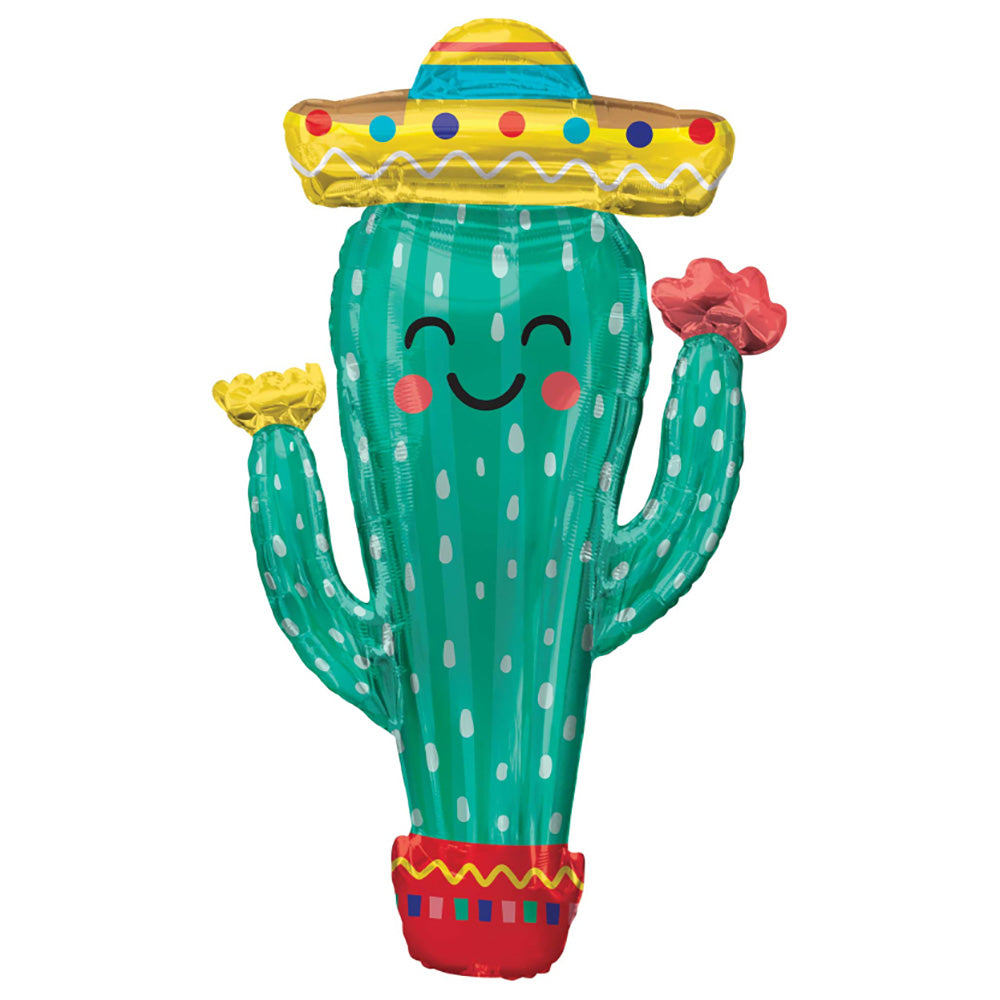 Supershape Fiesta Cactus Foil Balloon
