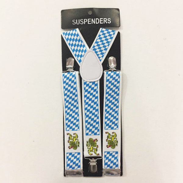 Bavarian Oktoberfest German Suspenders