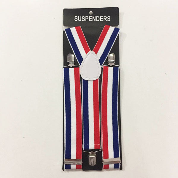Red White & Blue Suspenders