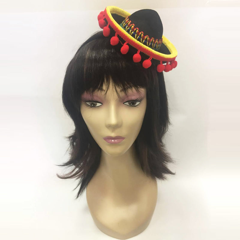 Mini Mexican Sombrero Headband