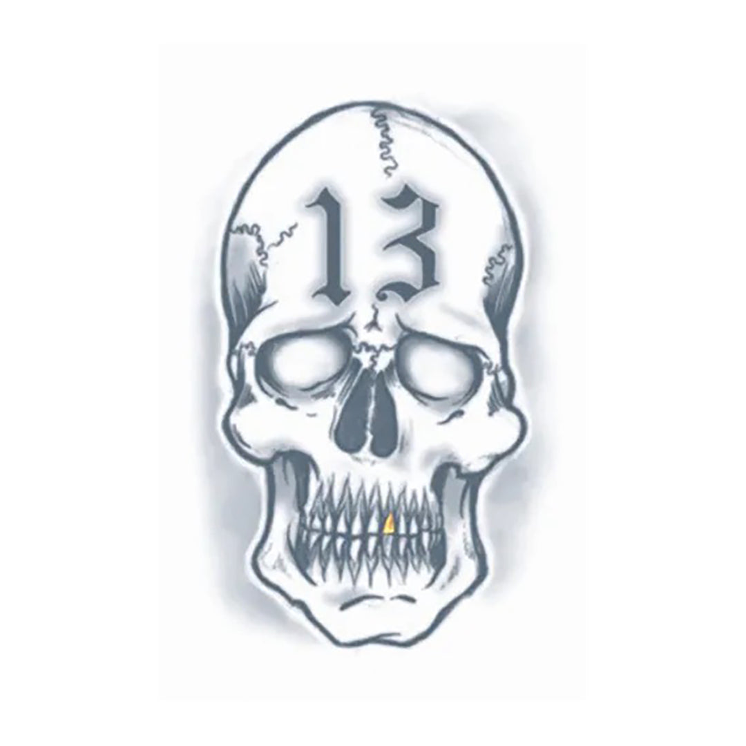 Tattoo - Skull 13 & Gold Tooth