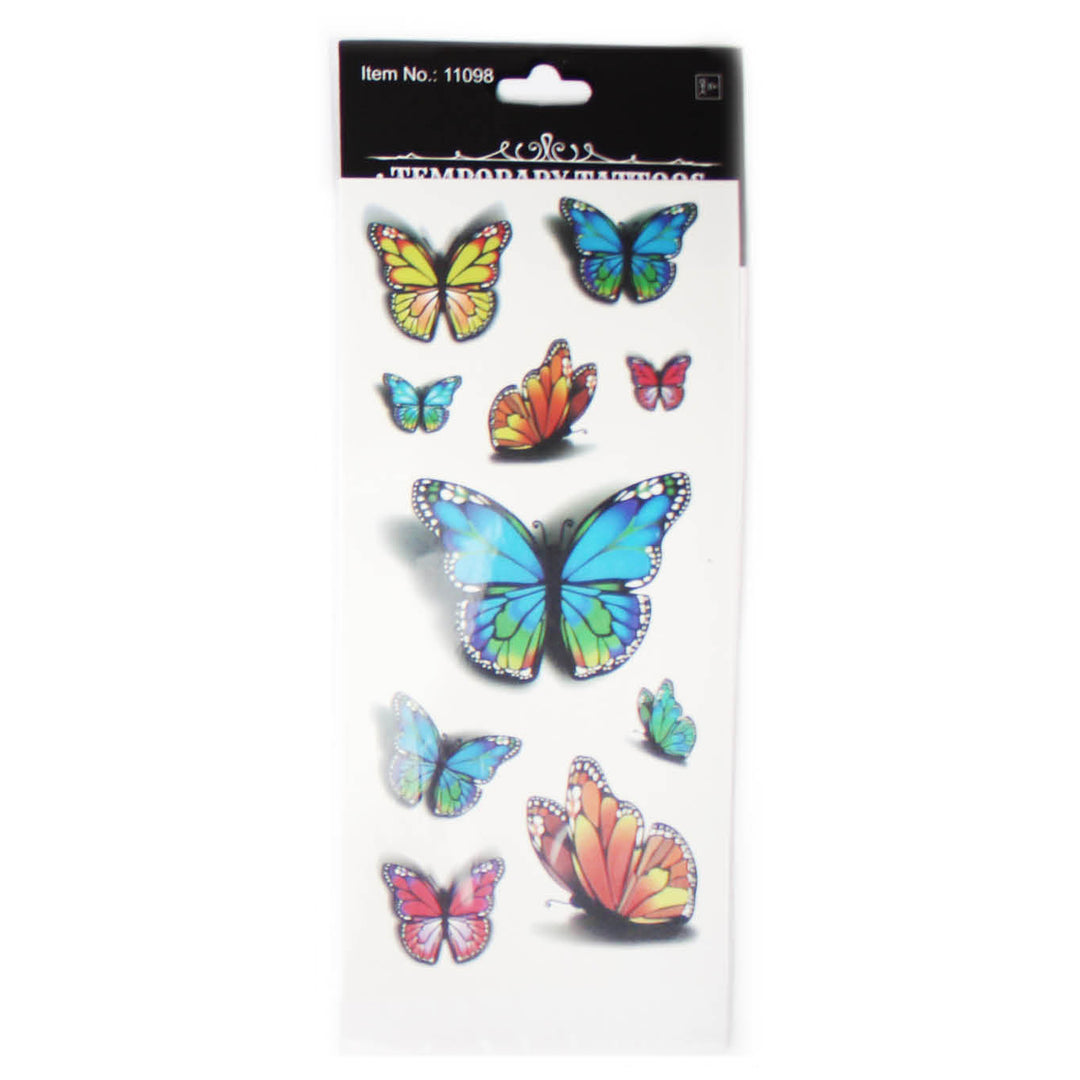 Temporary Tattoos - Butterfly Designs