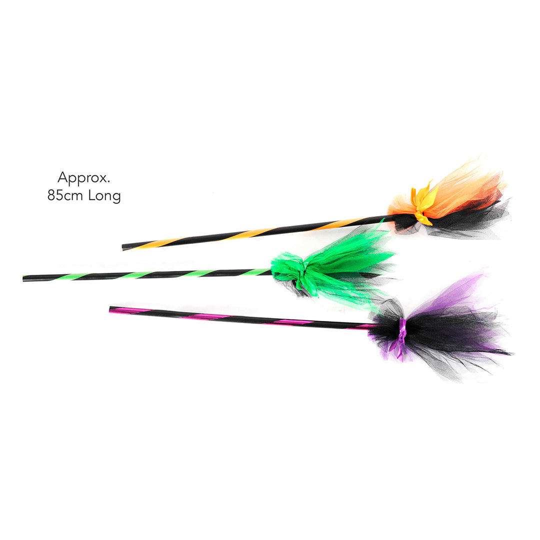 Tulle Fabric Witch Broom