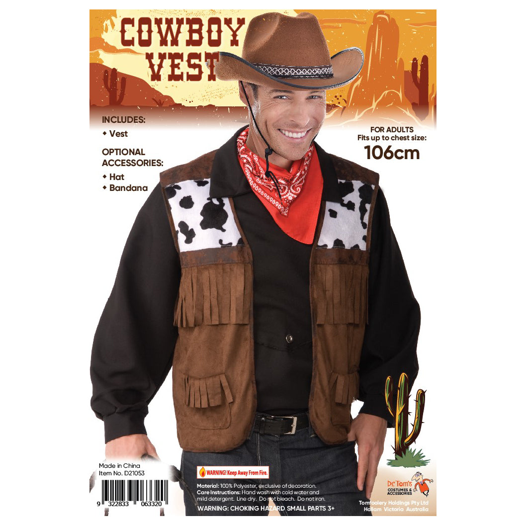 Wild West Cowboy Vest