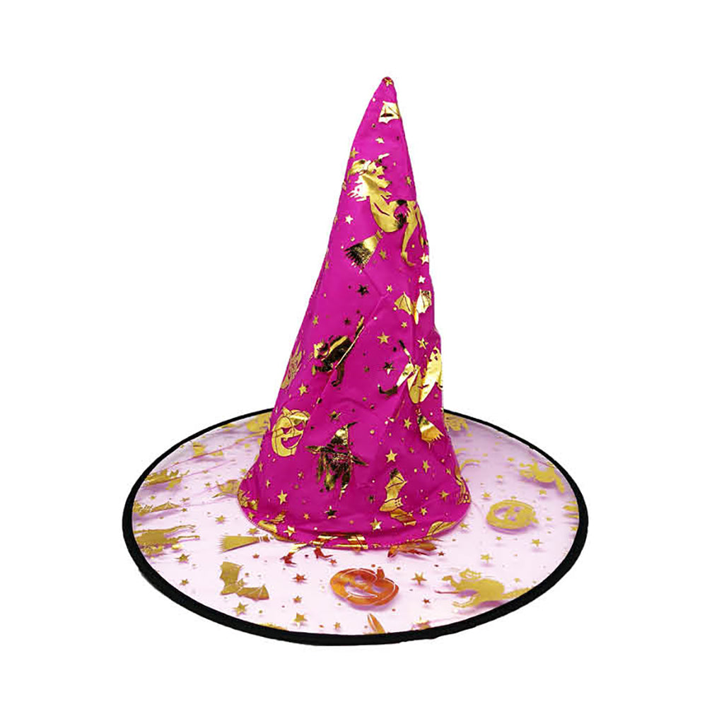 Witches Hat Pink & Gold