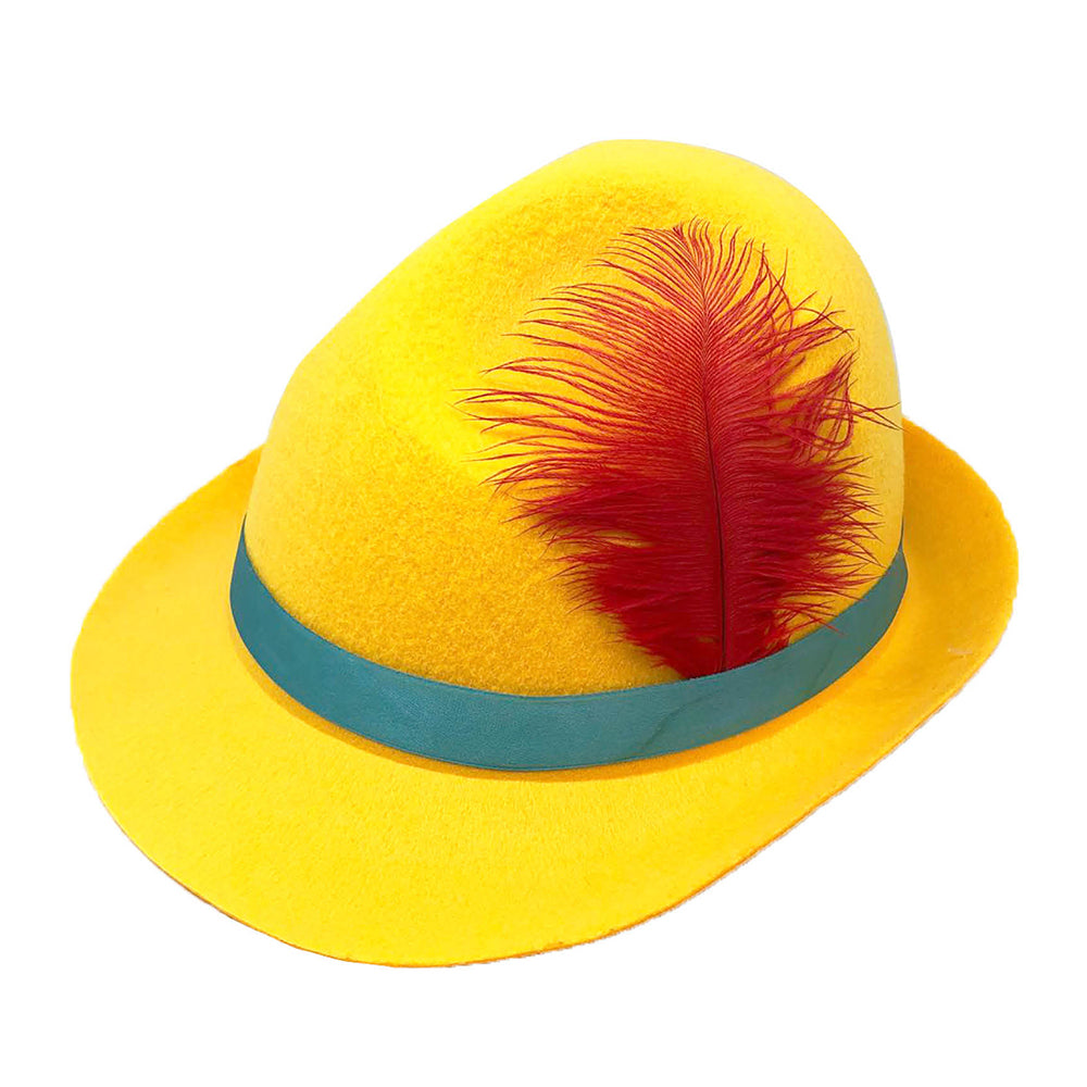 Pinocchio Yellow Trilby Hat