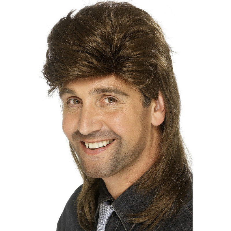 Brown Mullet Wig