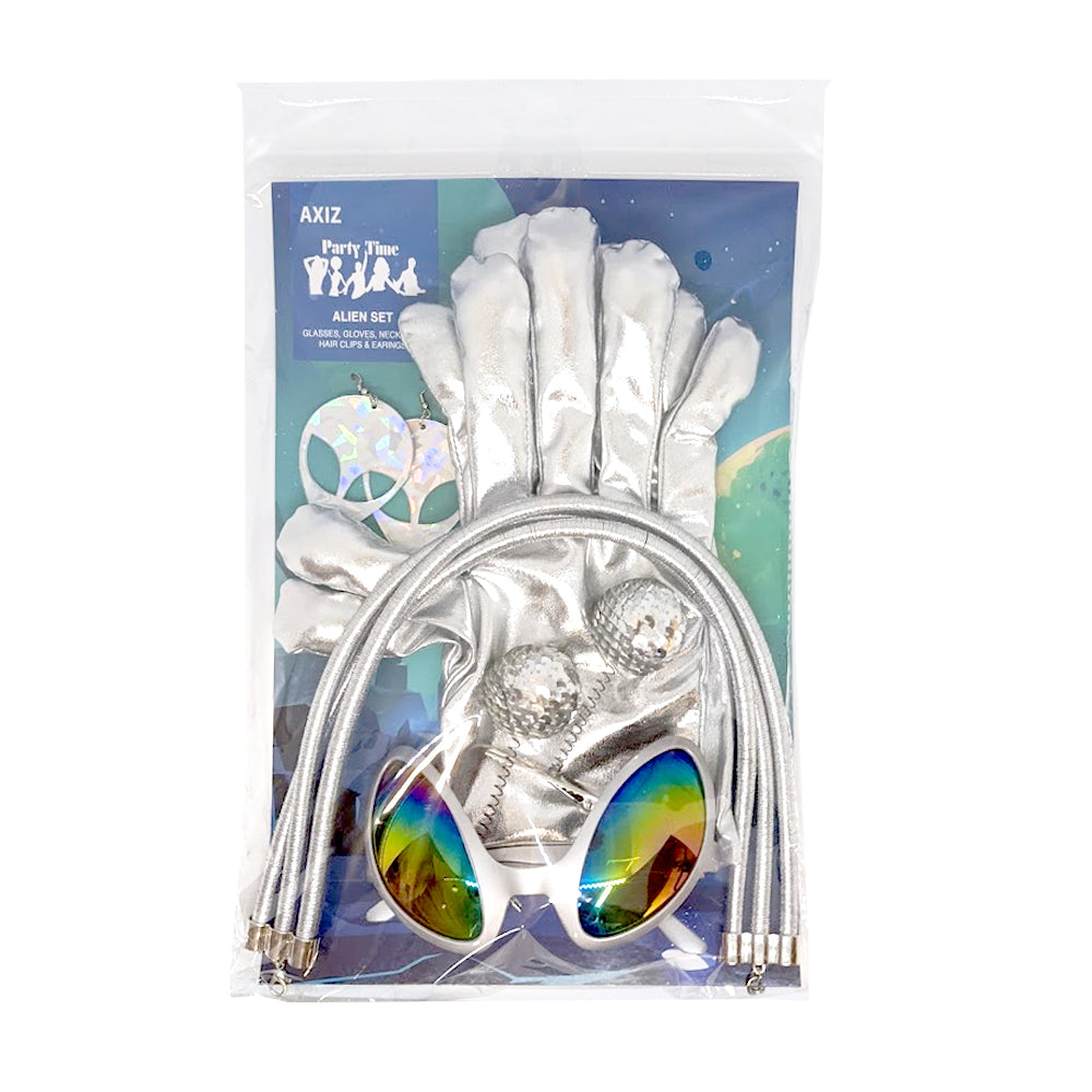 Silver Alien Dress Up Kit – Sydney Costume Shop